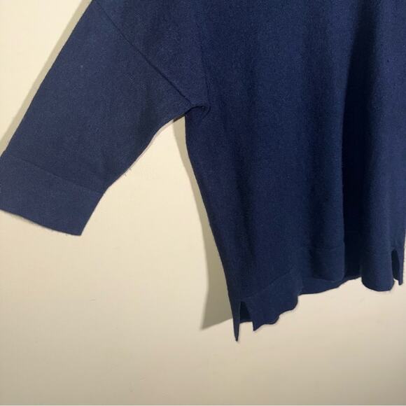 PURE COLLECTION cashmere back button quiet luxury classic sweater 10 - Picture 4 of 6